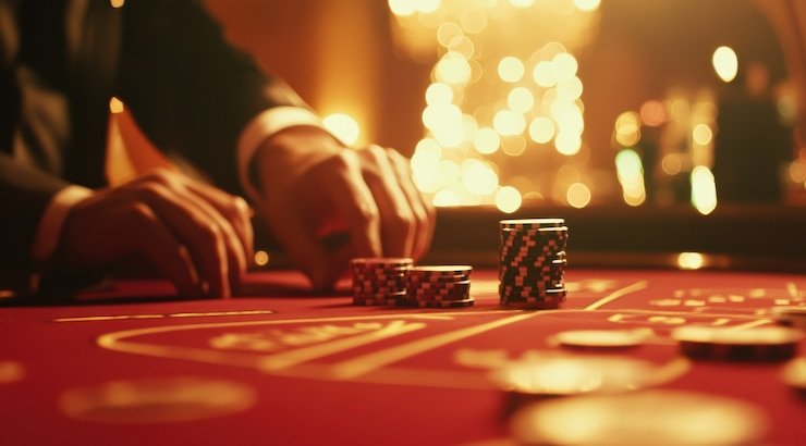 Tab Dealer Langsung menampilkan galeri meja dengan filter permainan dan batas taruhan