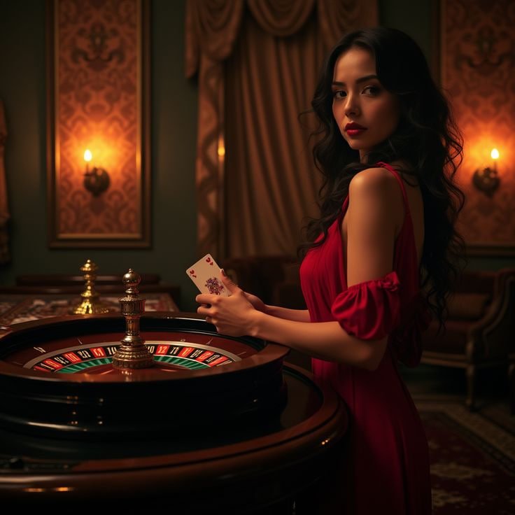 Panel statistik meja menampilkan frekuensi hasil roulette dalam 100 putaran terakhir